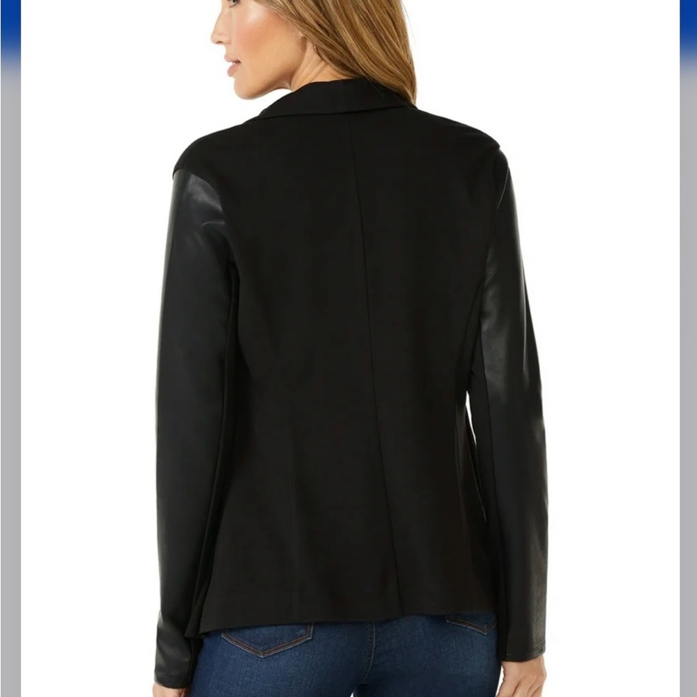 Sofia by Sofia Vergara Black Drape Blazer - Picture 2 of 9